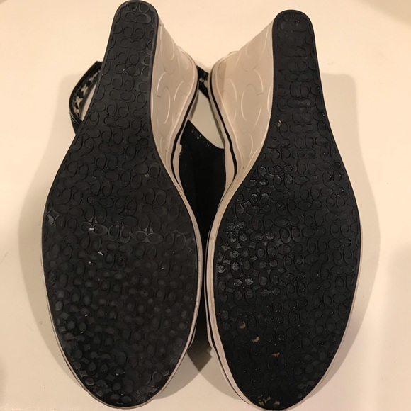 COACH sling back wedge - Picture 4 of 4